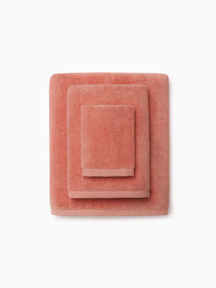 Банное полотенце cielo из хлопка, 40 x 70 дюймов. SFERRA — изображение 2 из 3, коралл