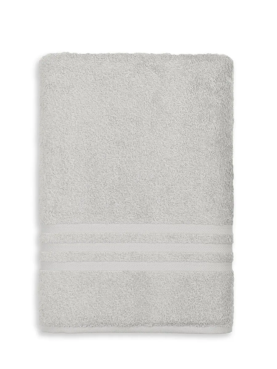Банное полотенце denzi Linum Home — изображение 1 из 2, светлый серый