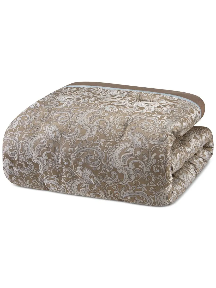 Комплект мебели brystol из 24 предметов, размер queen. Madison Park Essentials — изображение 7 из 17, синий/коричневый