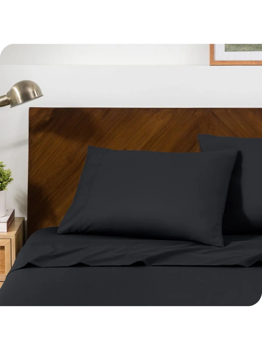 Наволочки из микрофибры в виде конвертов Bare Home — изображение 6 из 6, черный