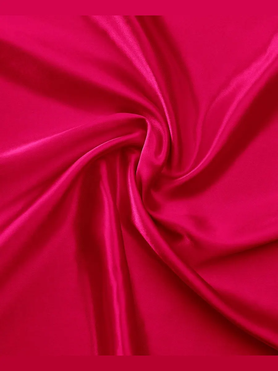 Комплект постельного белья из атласа, 3 предмета, размер twin (односпальный). Juicy Couture — изображение 2 из 2, розовый