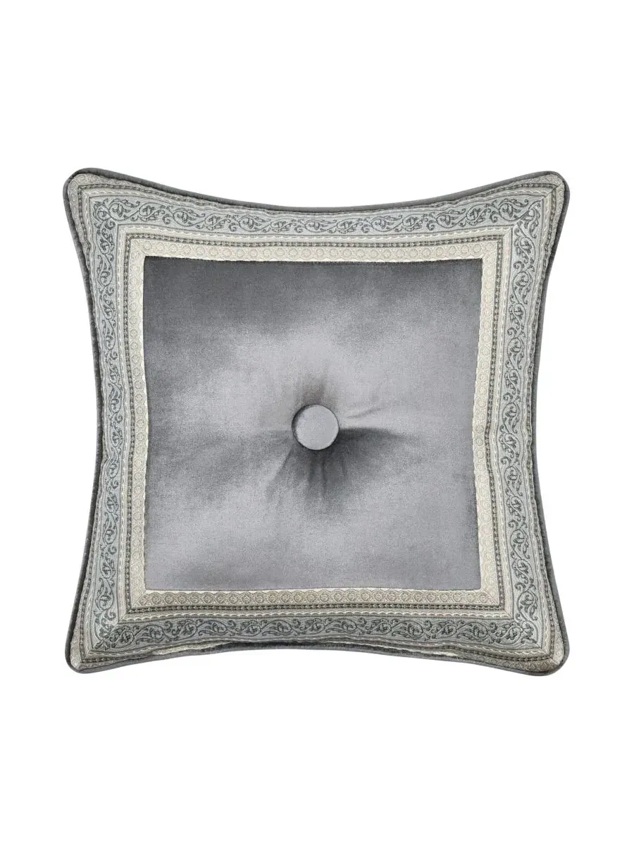 Комплекты постельного белья Annabelle J Queen New York, серебряный, размер 18" x 18" Decorative — серебристый