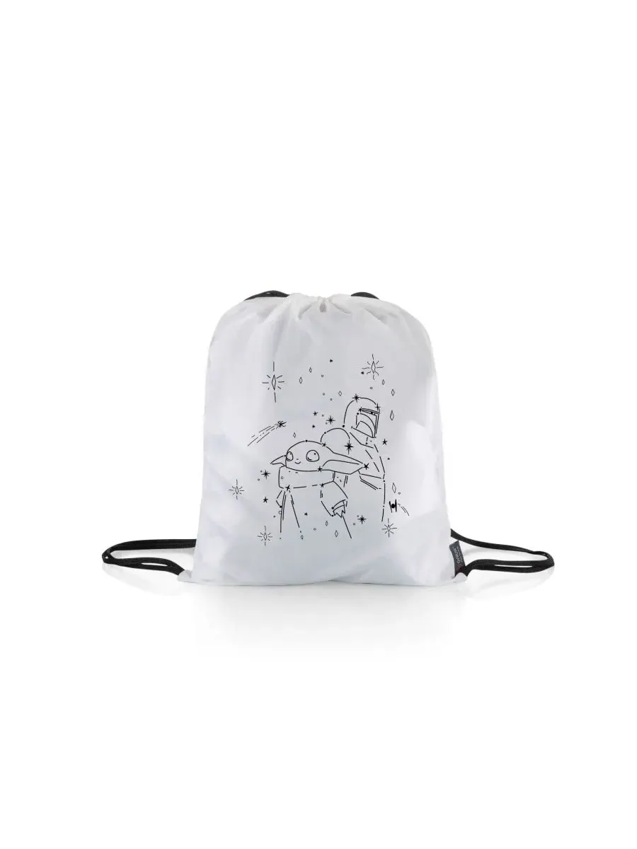 Плед для пикника Star Wars Mandalorian Grogu Impresa, 152 x 127 см Oniva — изображение 3 из 4, черный синий