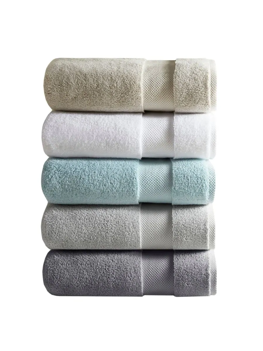 Набор банных полотенец Splendor Cotton, 6 предметов Madison Park Signature — изображение 6 из 10, темно-серый
