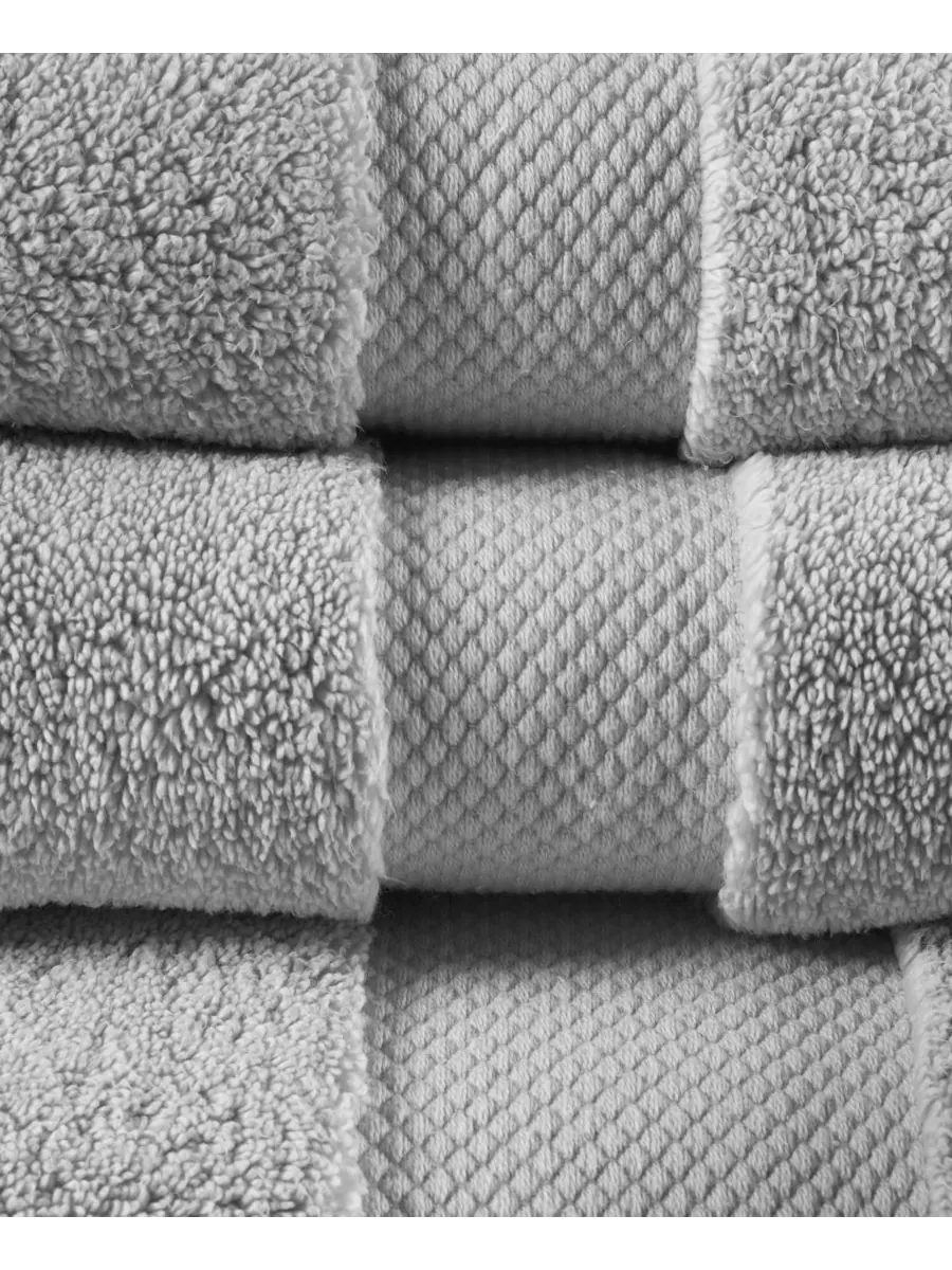 Набор банных полотенец Splendor Cotton, 6 предметов Madison Park Signature — изображение 2 из 7, серый