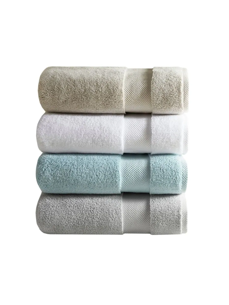Набор банных полотенец Splendor Cotton, 6 предметов Madison Park Signature — изображение 6 из 7, серый