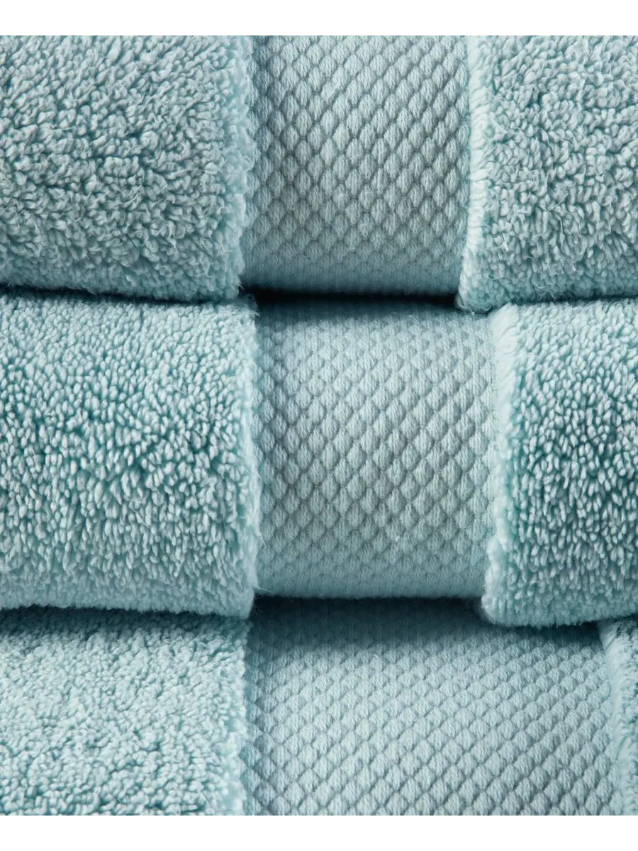 Набор банных полотенец Splendor Cotton, 6 предметов Madison Park Signature — изображение 2 из 7, синий