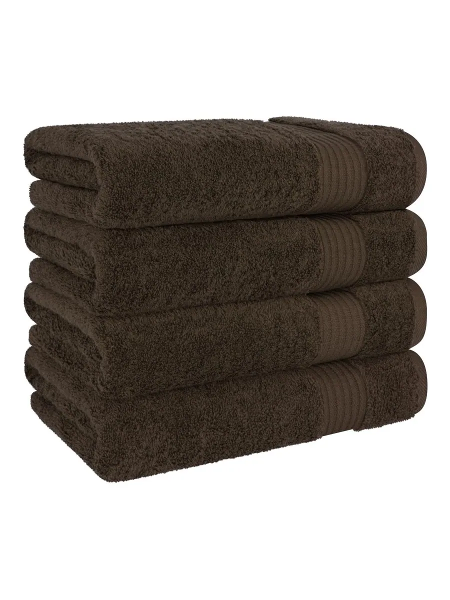 Набор банных полотенец Bekos Premium из 100% турецкого хлопка, 4 предмета American Soft Linen — изображение 4 из 5