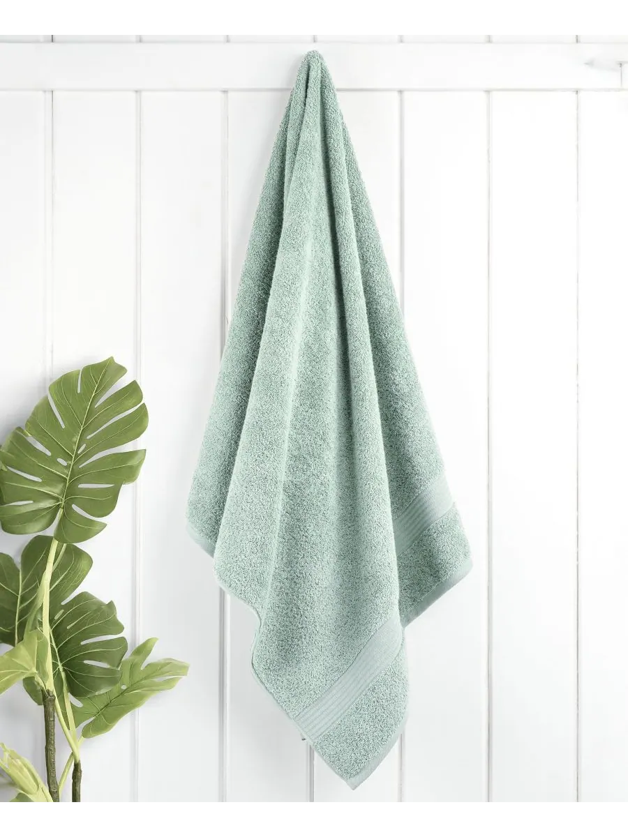 Набор банных полотенец Bekos Premium из 100% турецкого хлопка, 4 предмета American Soft Linen — изображение 2 из 5, мята