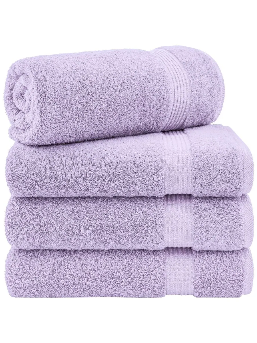 Набор банных полотенец Bekos Premium из 100% турецкого хлопка, 4 предмета American Soft Linen — изображение 1 из 5