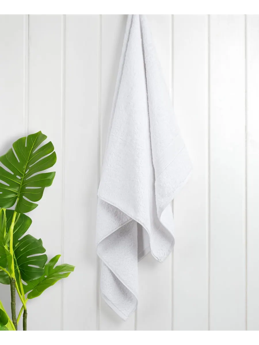 Набор банных полотенец Bekos Premium из 100% турецкого хлопка, 4 предмета American Soft Linen — изображение 2 из 5, белый