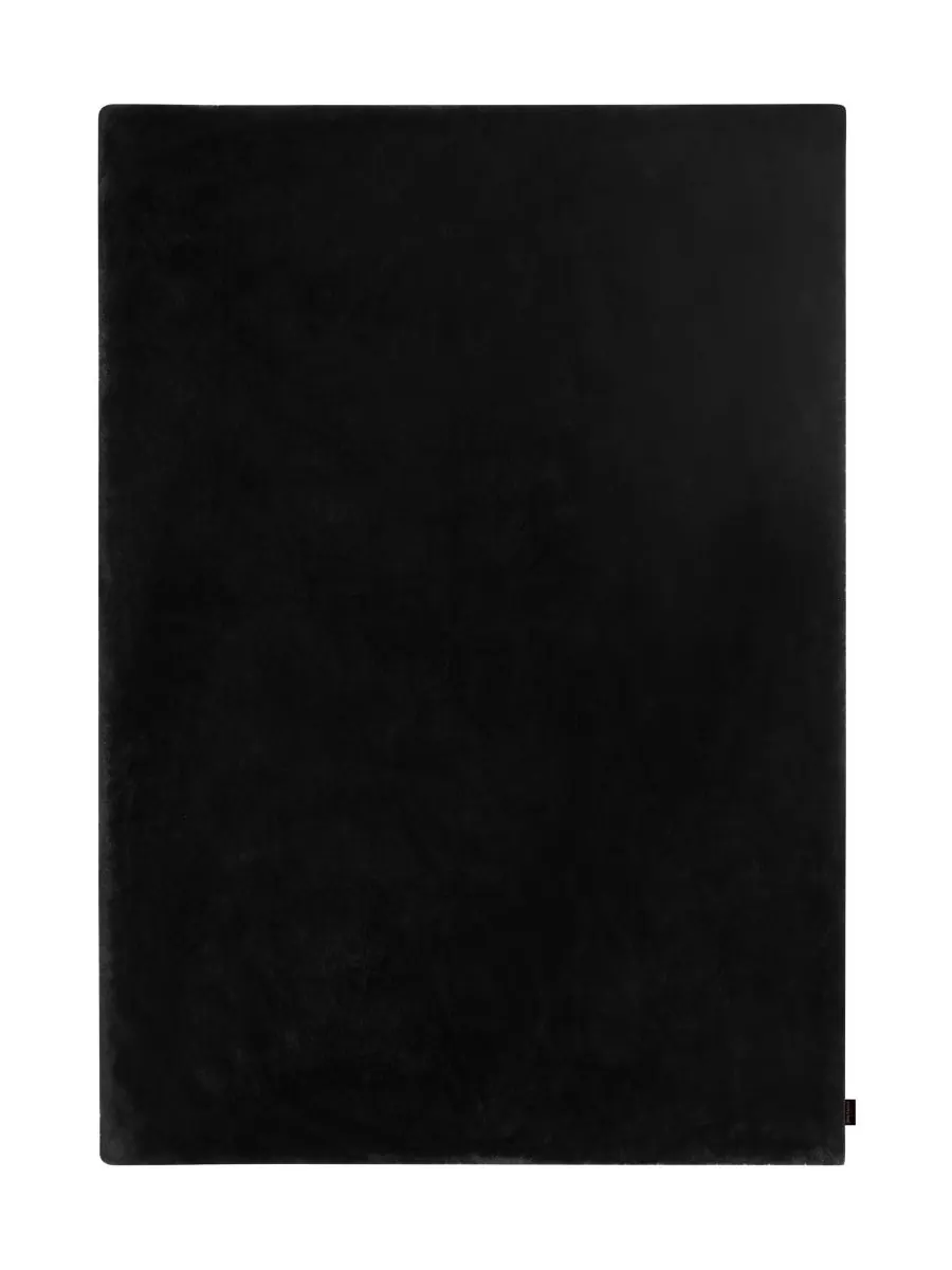Плед из искусственного меха кроличьего меха, 50 x 70 дюймов Juicy Couture — изображение 6 из 7, черный