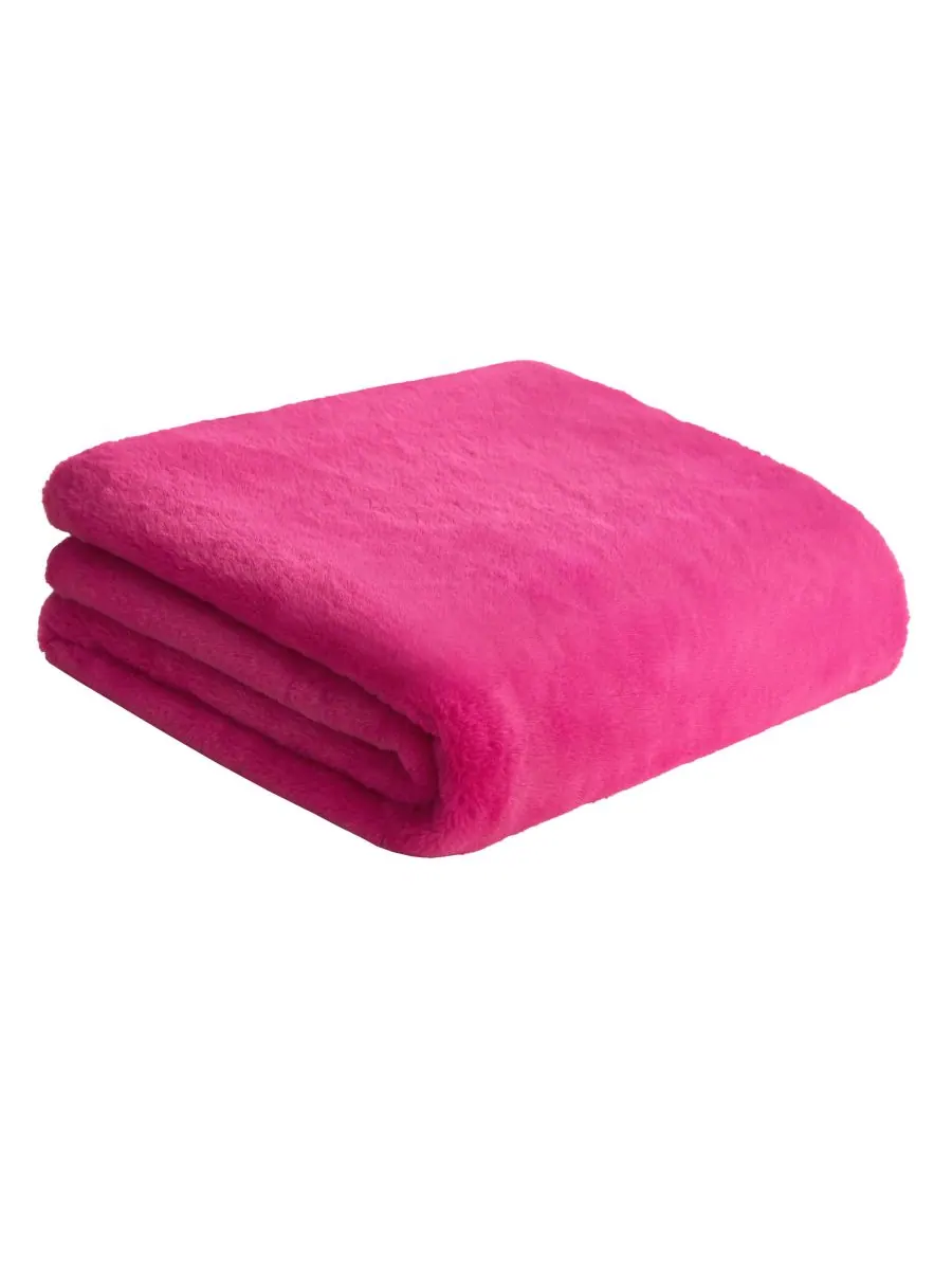Плед из искусственного меха кроличьего меха, 50 x 70 дюймов Juicy Couture — изображение 7 из 7, розовый