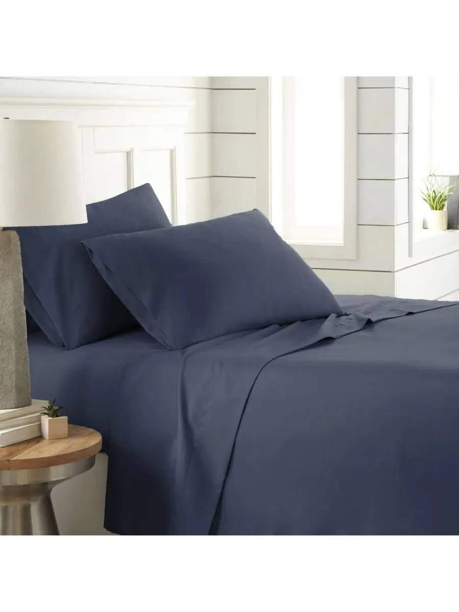Комплект постельного белья Chic Solids Ultra Soft из 4 предметов, размер King Southshore Fine Linens — изображение 5 из 8