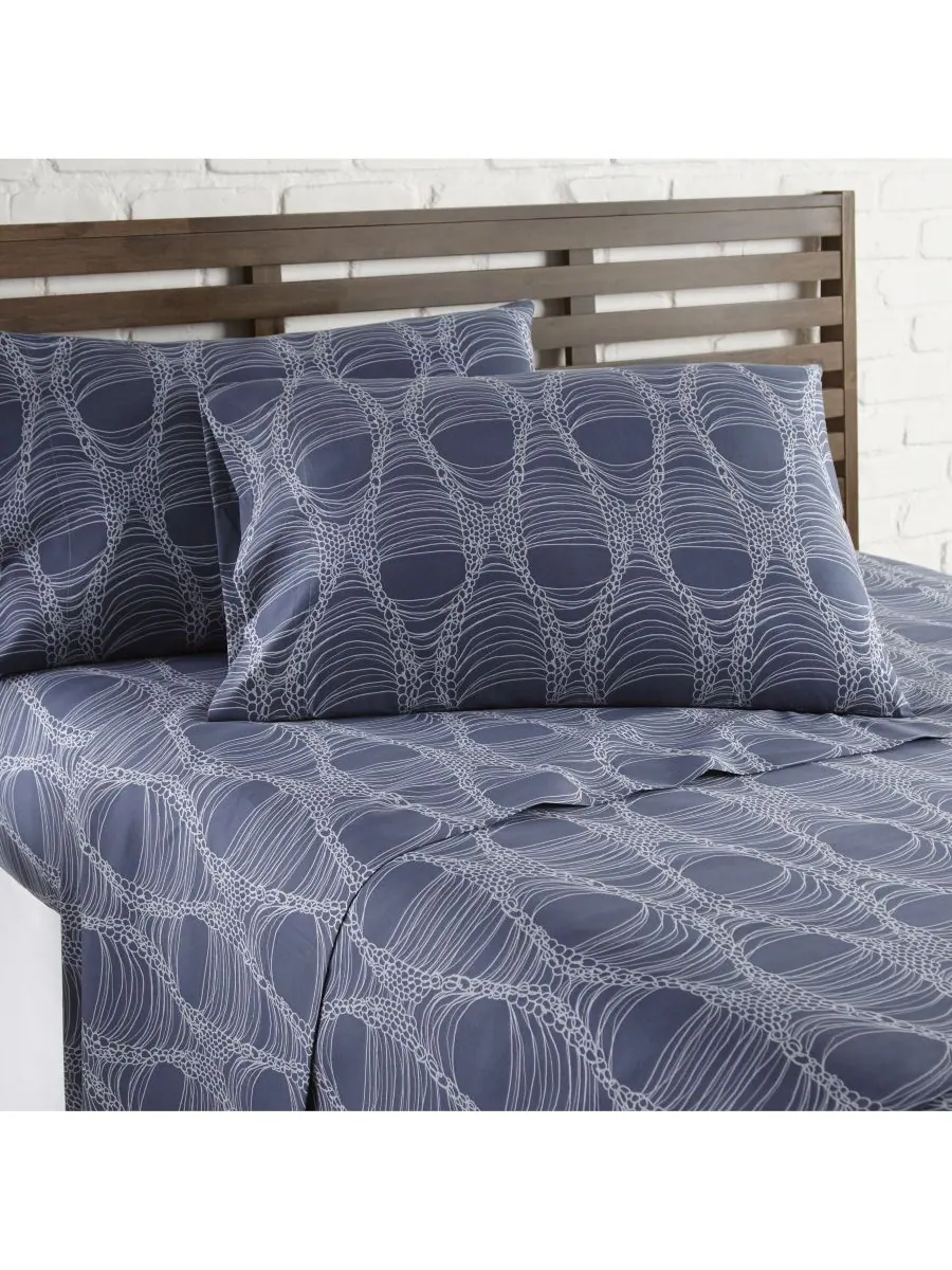 Комплект постельного белья Vilano Choice Collection Ultra Soft из 4 предметов, размер California — изображение 7 из 10, синий