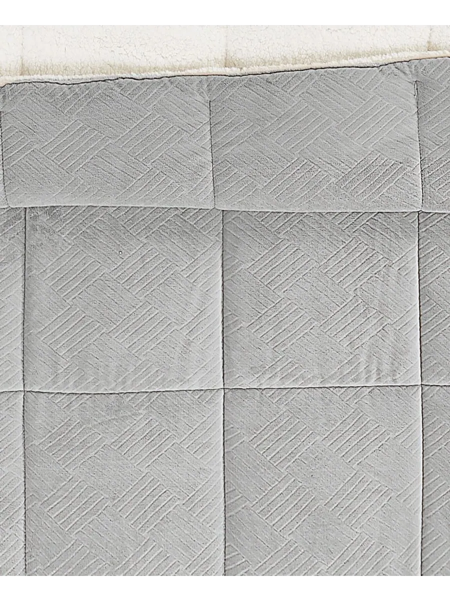 Комплект постельного белья Carved Softness из 3 предметов, размер King Cannon — изображение 4 из 4, серый
