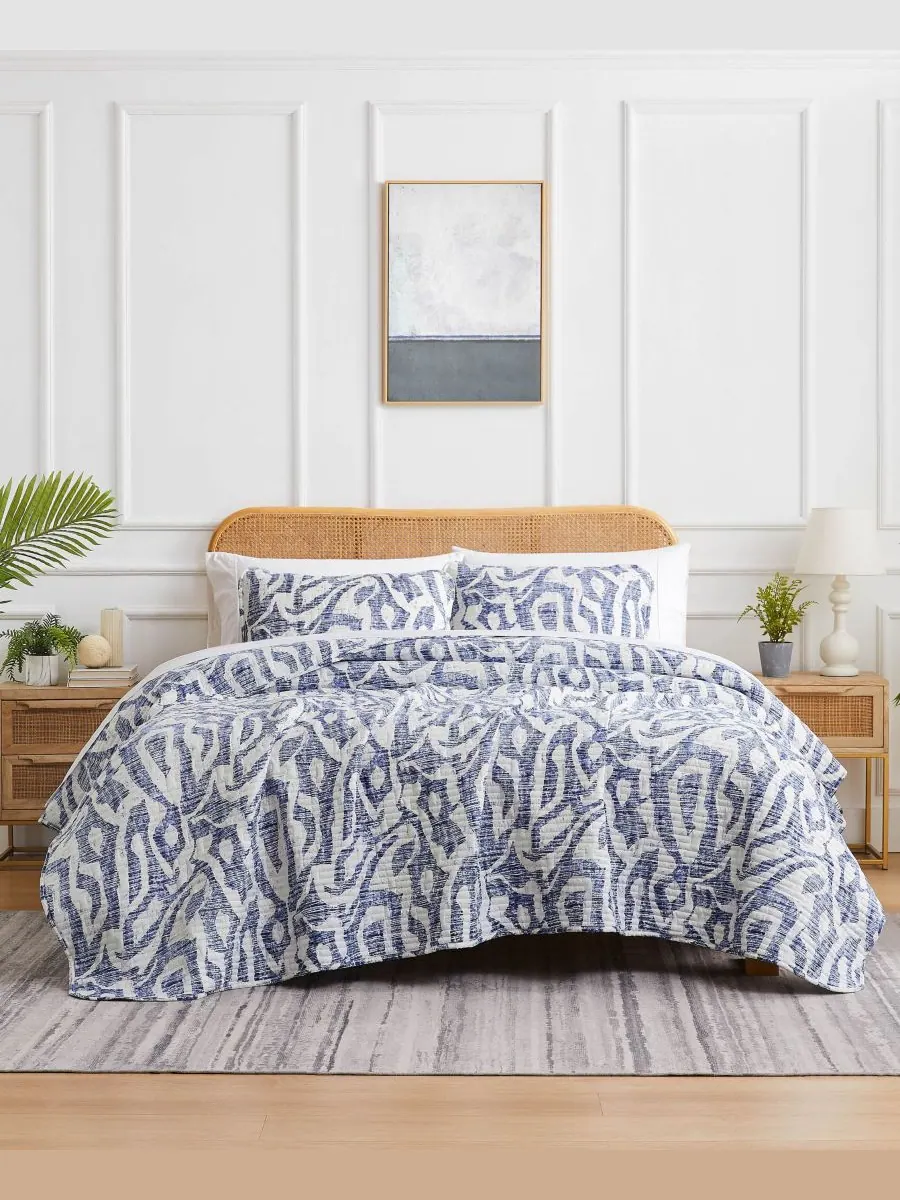 Комплект постельного белья Khari Oversized из 3 предметов, размер Full/Queen Southshore Fine Linens — изображение 1 из 4