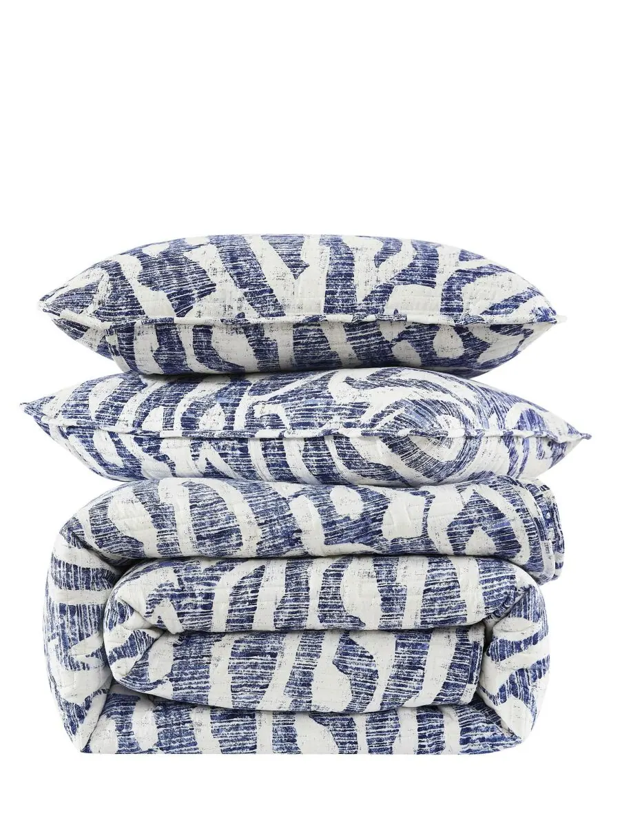 Комплект постельного белья Khari Oversized из 3 предметов, размер Full/Queen Southshore Fine Linens — изображение 2 из 4
