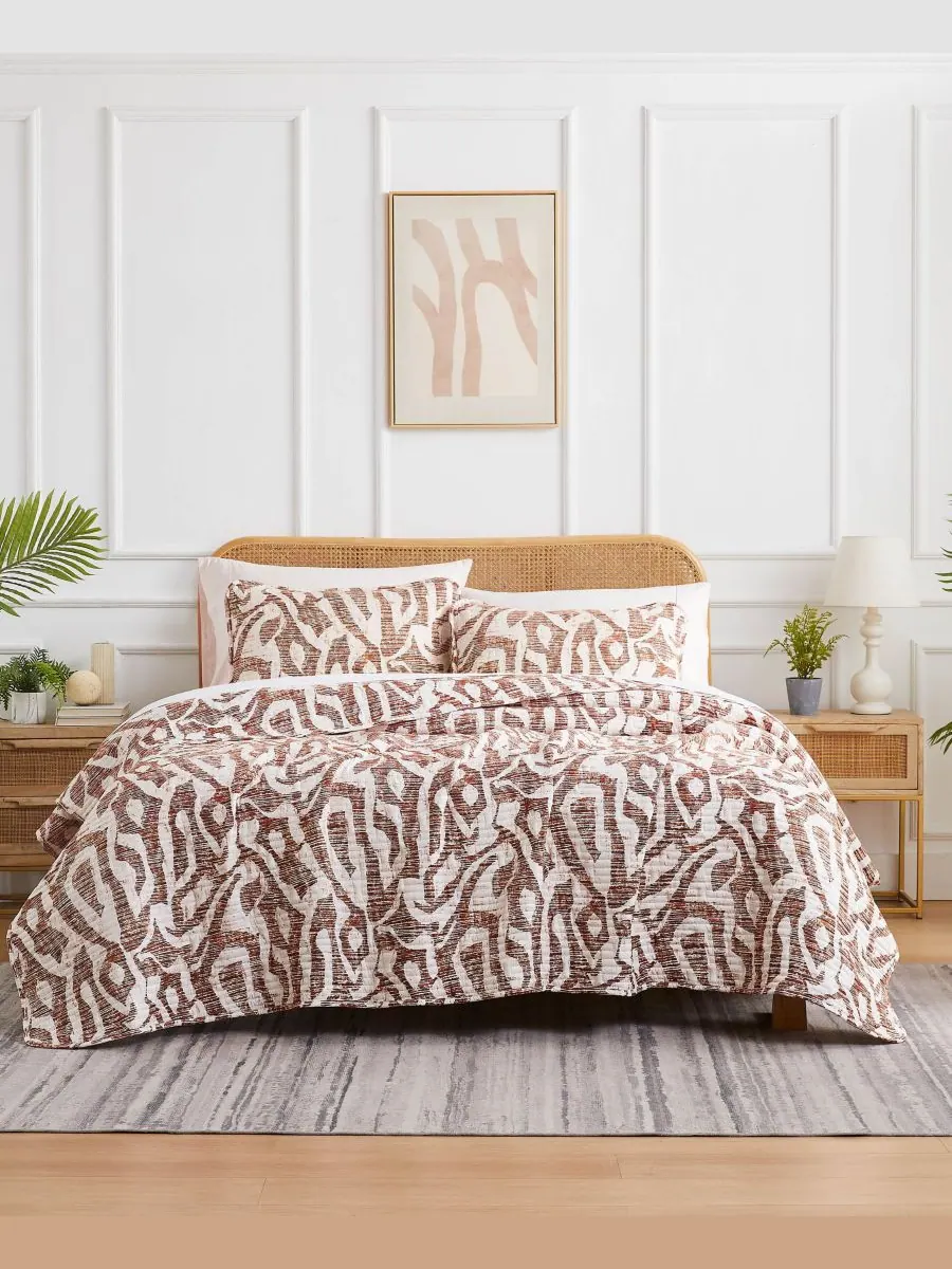 Комплект постельного белья Khari Oversized из 3 предметов, размер Full/Queen Southshore Fine Linens — изображение 1 из 4