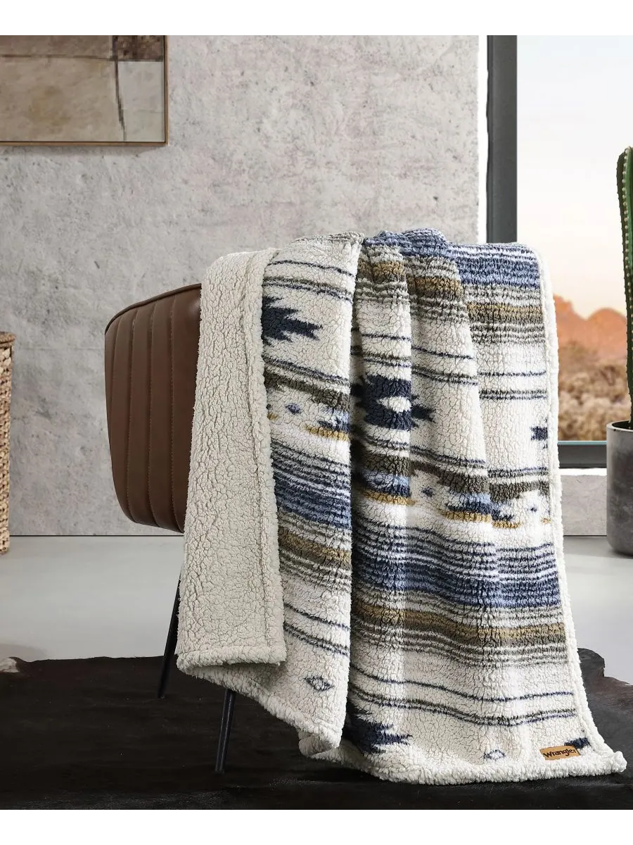 Плед Coyote Sands Sherpa, 60 x 50 дюймов Wrangler — белый