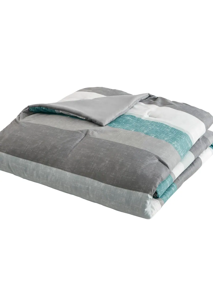 Комплект постельного белья Jaxon Wide Stripe, 5 предметов, размер Twin Madison Park Essentials — изображение 4 из 10