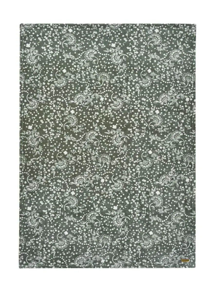 Плюшевый плед Clovers, 127 x 178 см Lucky Brand — изображение 3 из 5, зеленый