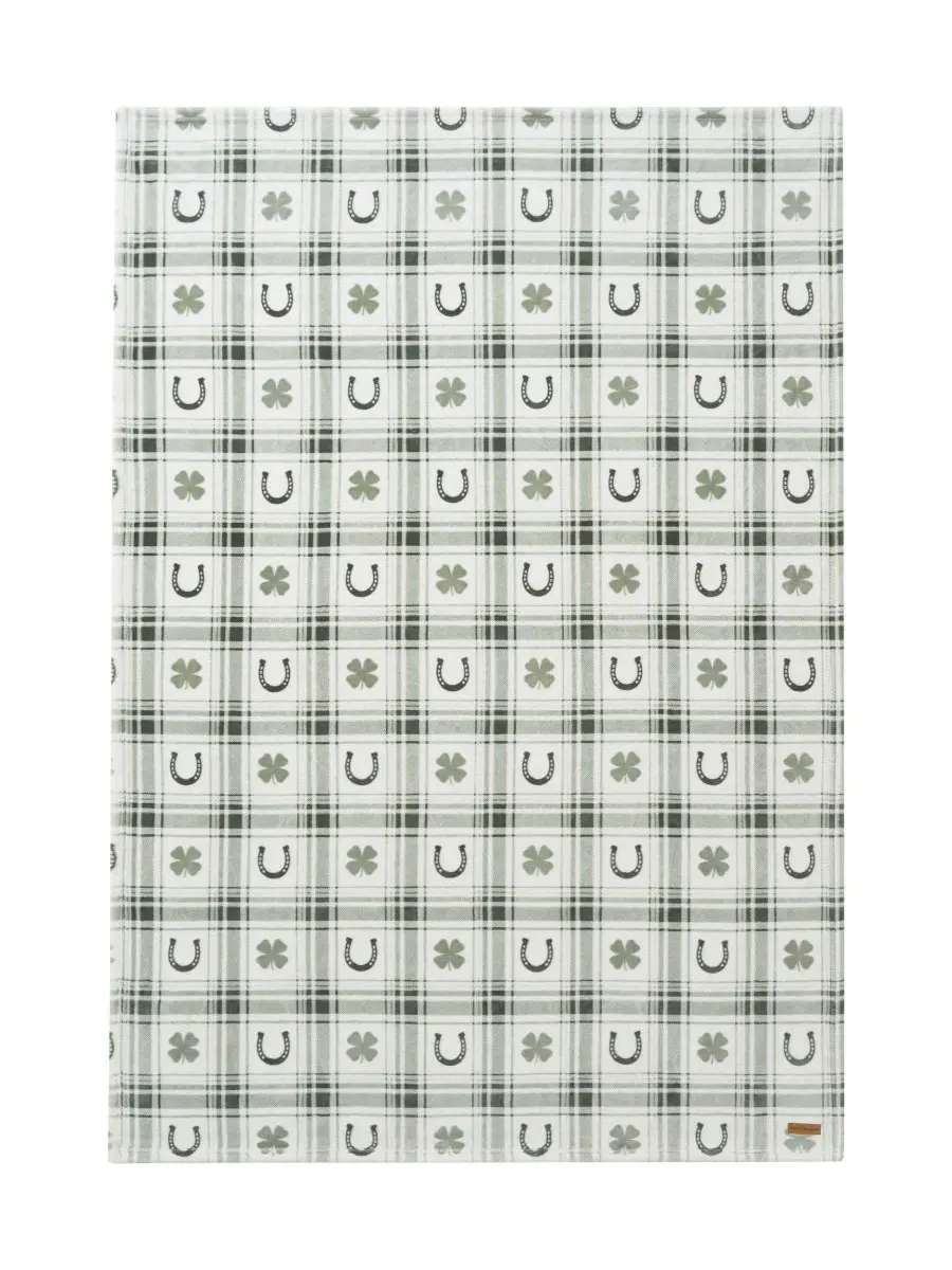Плюшевый плед Clovers, 127 x 178 см Lucky Brand — изображение 3 из 5, зеленый