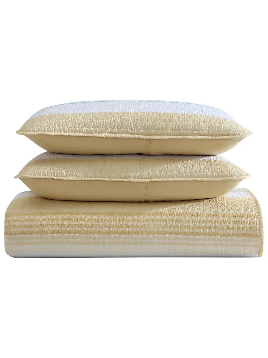 Комплект постельного белья Coralinn Stripe из 3 предметов, размер King Beatrice Home Fashions — изображение 2 из 4