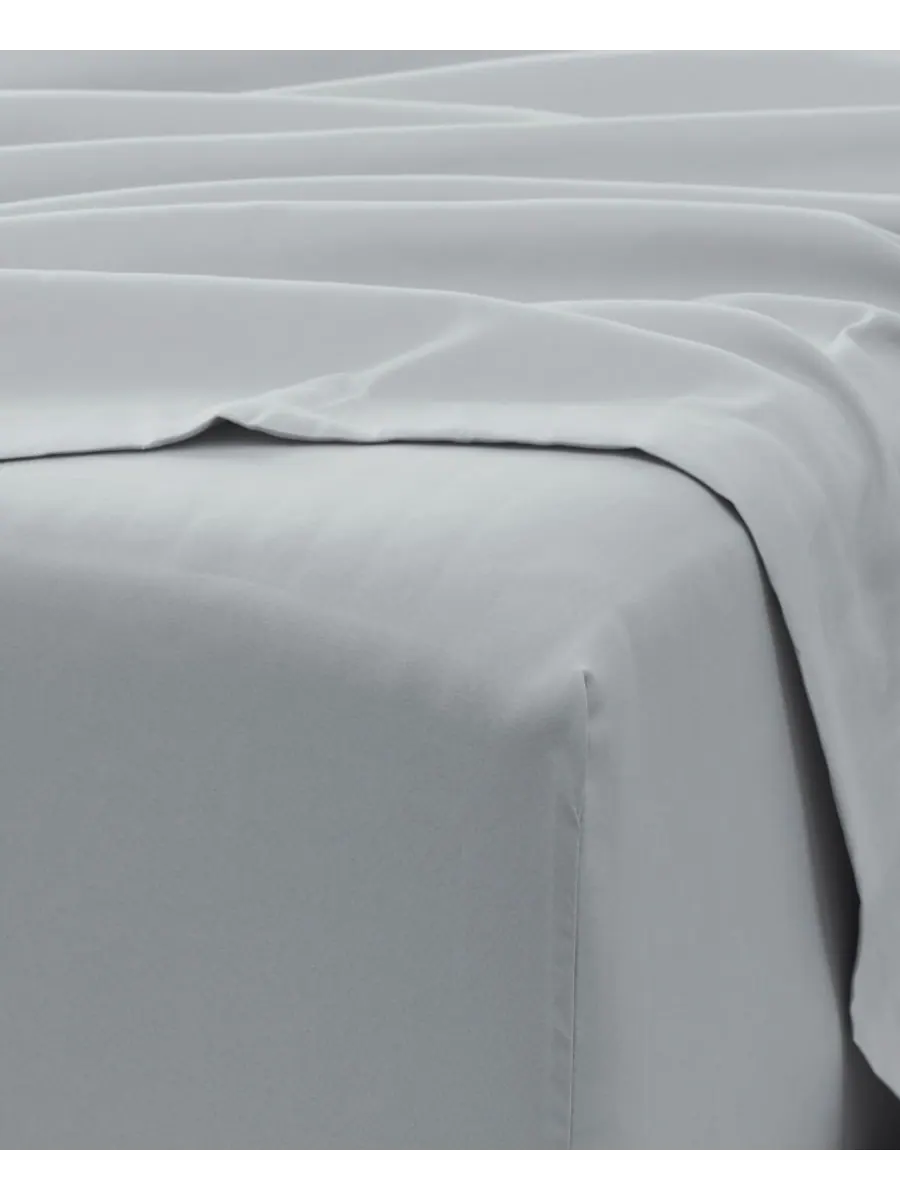 Комплект постельного белья Solids in Style из 6 предметов, размер Queen Ienjoy Home — изображение 5 из 6, светлый серый