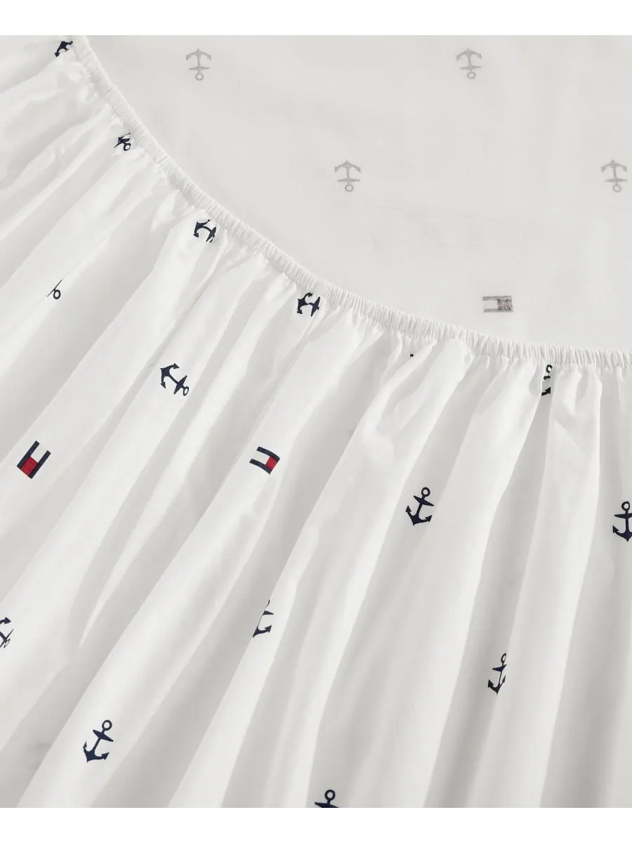 Tommy Hilfiger комплект постельного белья из хлопкового перкаля с рисунком плотность 200 нитей — изображение 5 из 7
