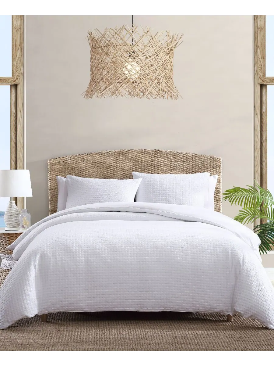 Комплект постельного белья «Корзинка» из 4 предметов, размер Queen Tommy Bahama Home — белый