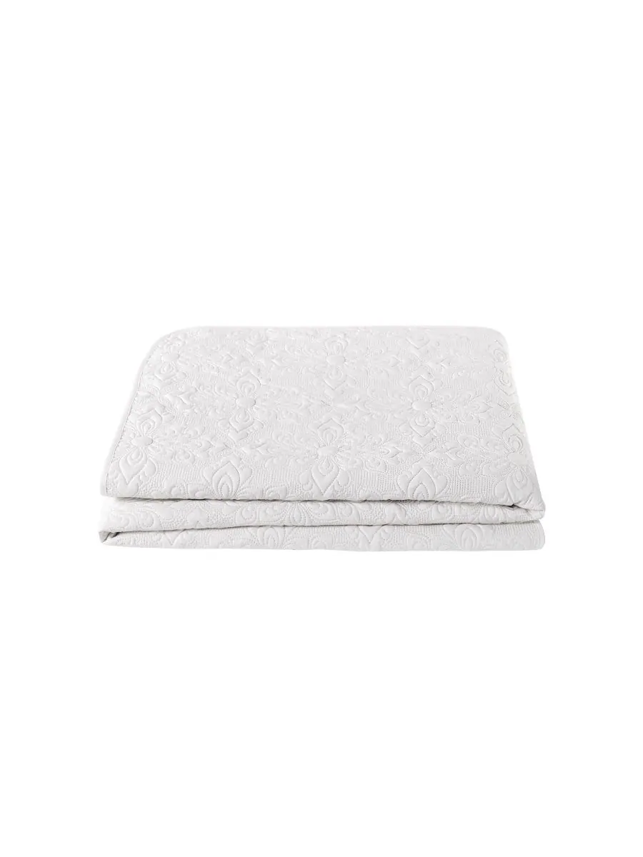 Комплект постельного белья Caroline Embossed из 2 предметов, размер Twin VCNY Home — изображение 4 из 7, яркий белый