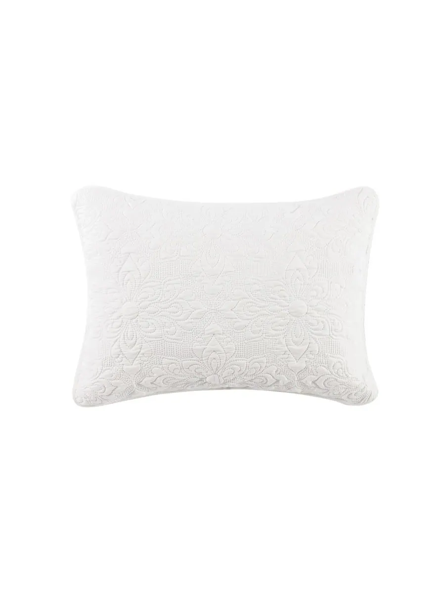 Комплект постельного белья Caroline Embossed из 2 предметов, размер Twin VCNY Home — изображение 6 из 7, яркий белый