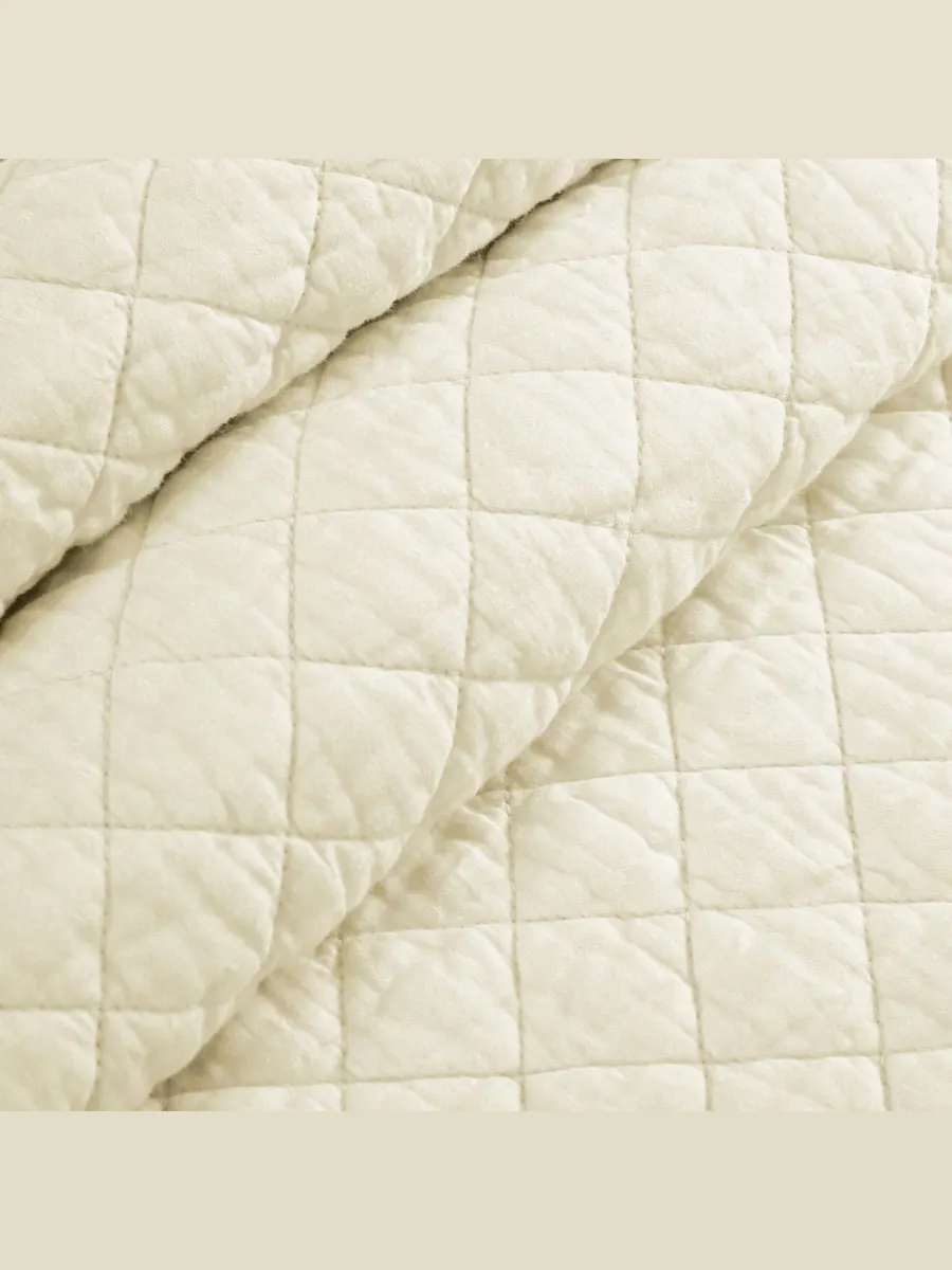 Комплект постельного белья Ava Cotton из 3 предметов, размер King Lush Décor — изображение 3 из 4, белый