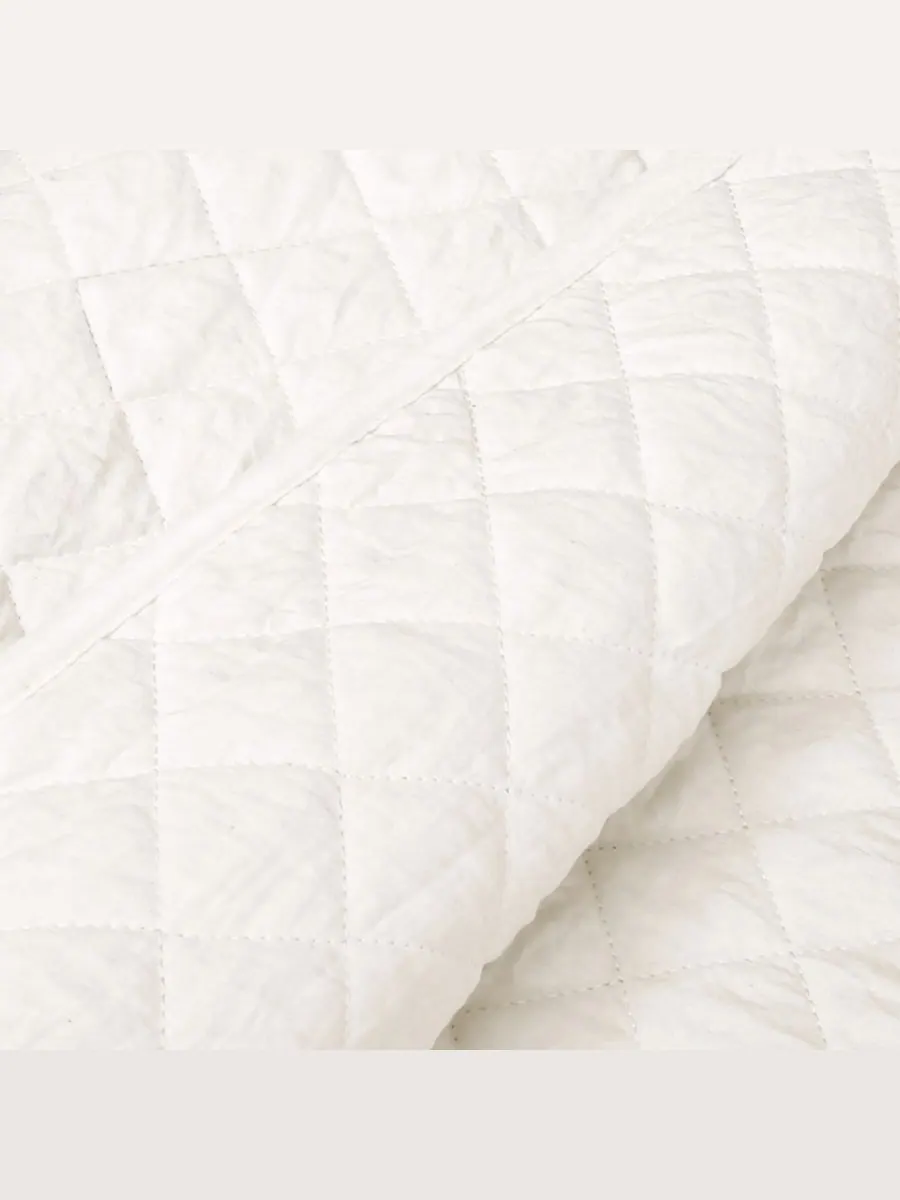 Комплект постельного белья Ava Cotton из 3 предметов, размер King Lush Décor — изображение 2 из 3, белый