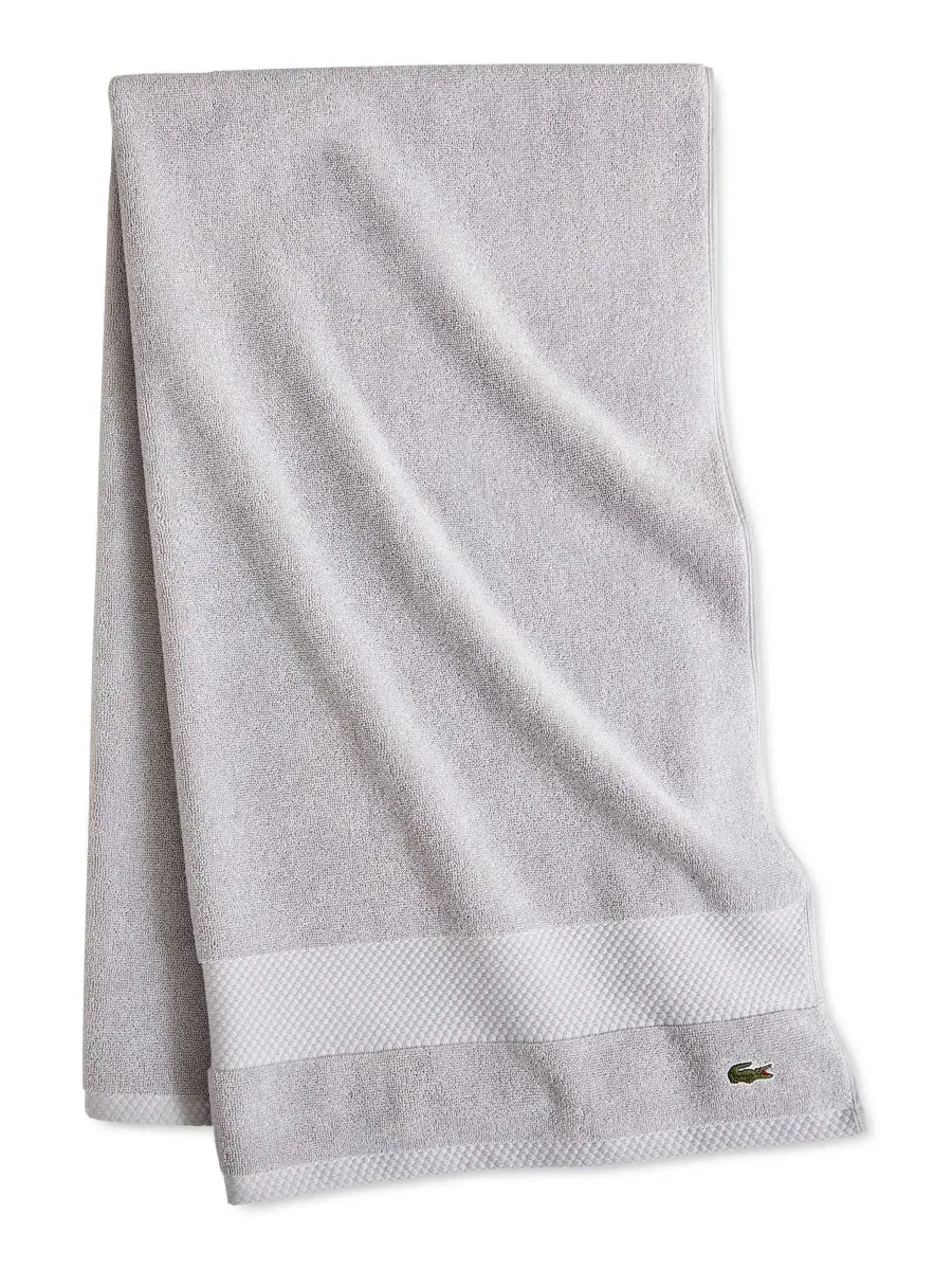 Антимикробная банное полотенце Heritage из хлопка Supima, 89 x 178 см Lacoste Home — изображение 1 из 10, микросхема