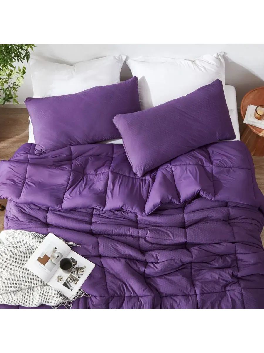Комплект одеял Snowflakes Oversized Comforter Set Coma Inducer — изображение 3 из 4, фиолетовый