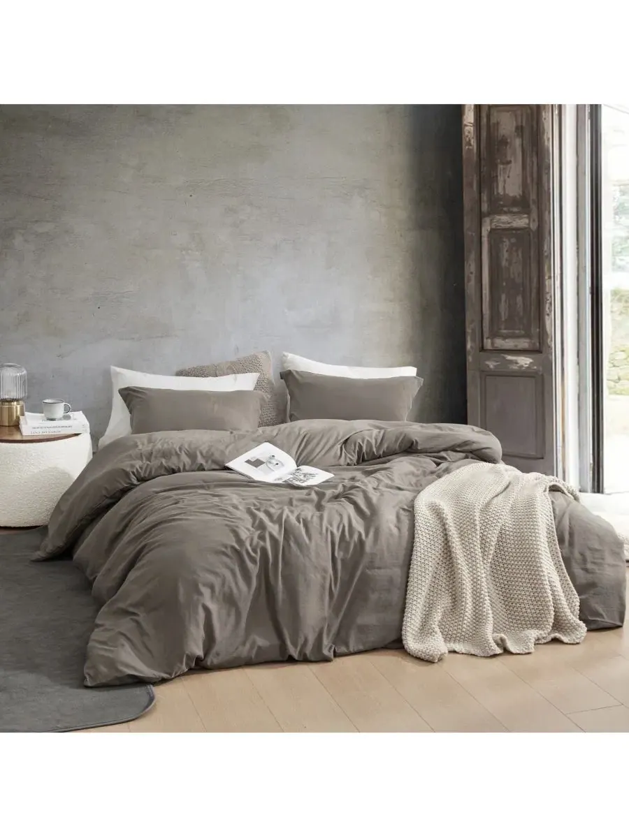 Комплект одеяла с пододеяльником Loft Coma Inducer Coma Inducer — изображение 1 из 4, коричневый