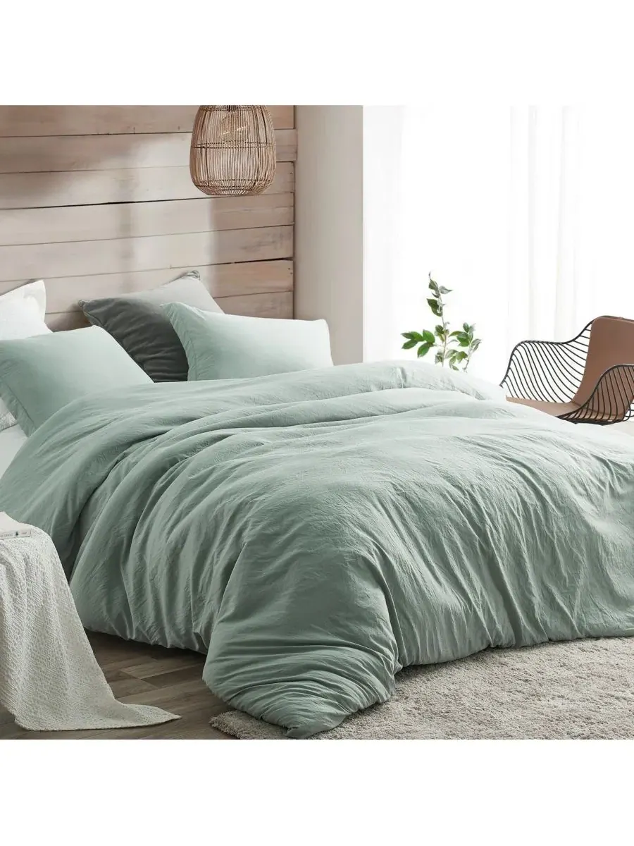 Комплект стеганого одеяла с пододеяльником Loft Coma Inducer Coma Inducer — изображение 1 из 4, светлый/зеленый