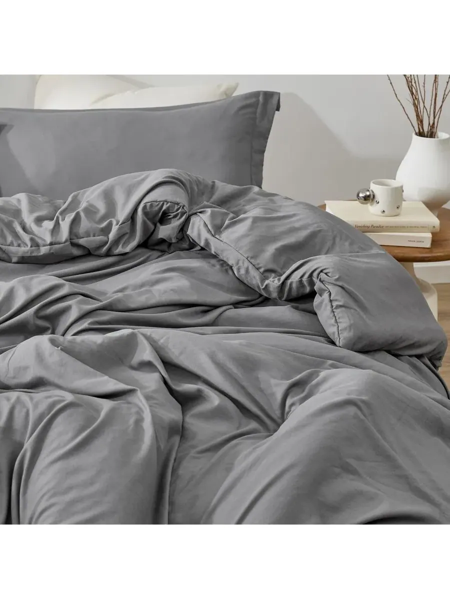 Комплект стеганого одеяла с пододеяльником Loft Coma Inducer Coma Inducer — изображение 2 из 4, темно-серый