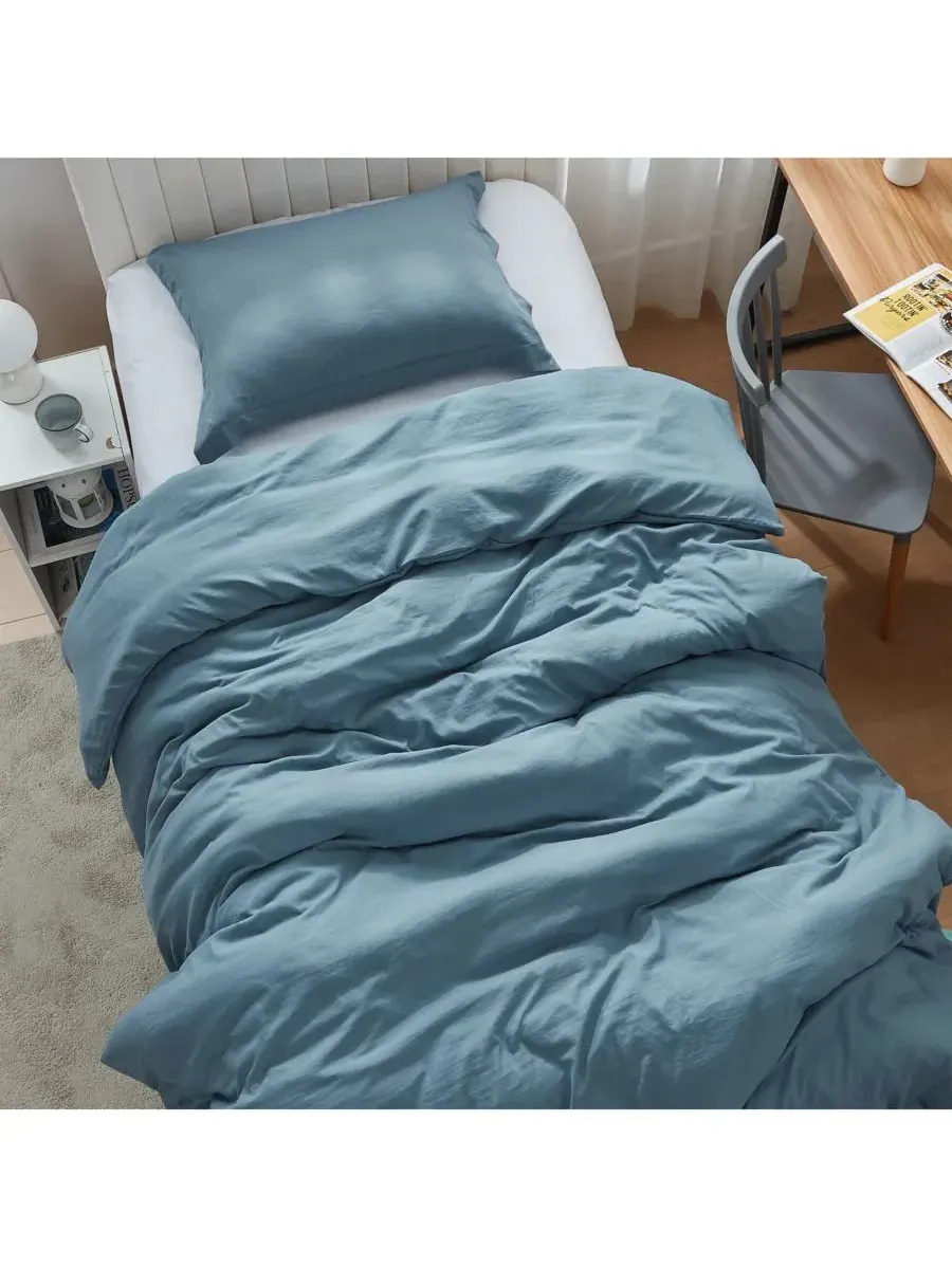 Комплект одеяла с пододеяльником Natural Loft Coma Inducer — изображение 4 из 4, светлый/синий