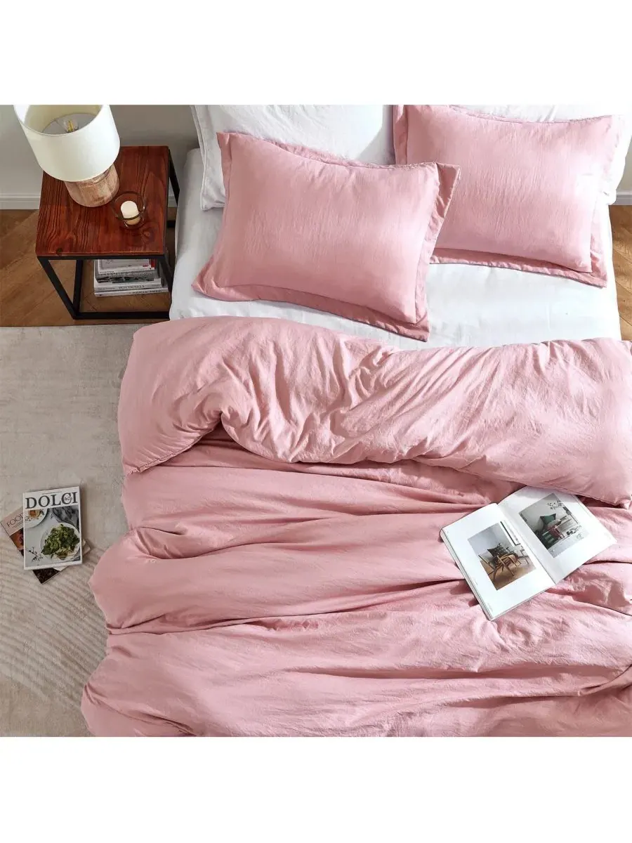 Комплект стеганого одеяла с пододеяльником Natural Loft Coma Inducer — изображение 4 из 4, серебристый розовый
