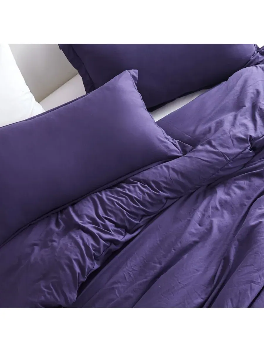 Комплект одеяла с пододеяльником Coma Inducer, Twin XL — изображение 4 из 4, темный фиолетовый