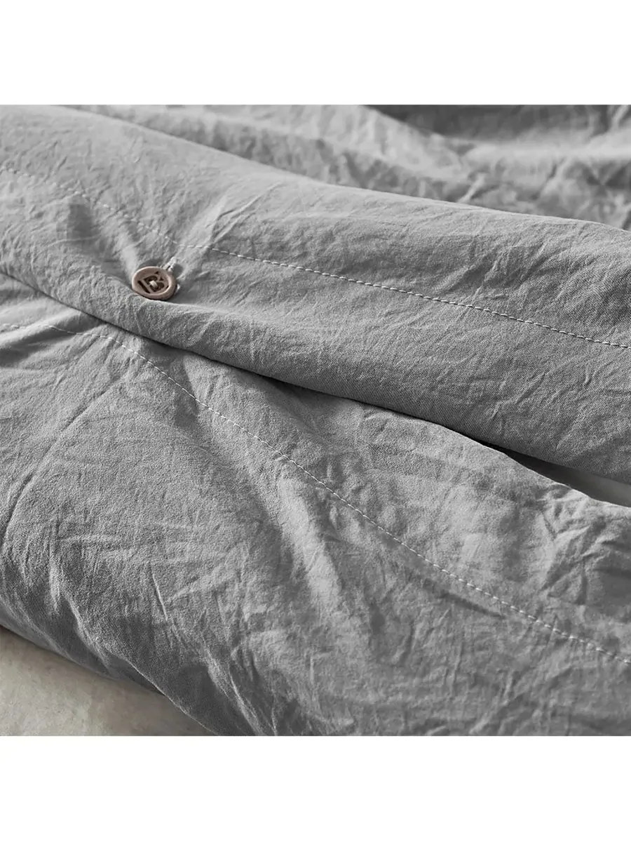 Комплект стеганого одеяла с пододеяльником Loft Coma Inducer Coma Inducer — изображение 3 из 4, серебристый металлик