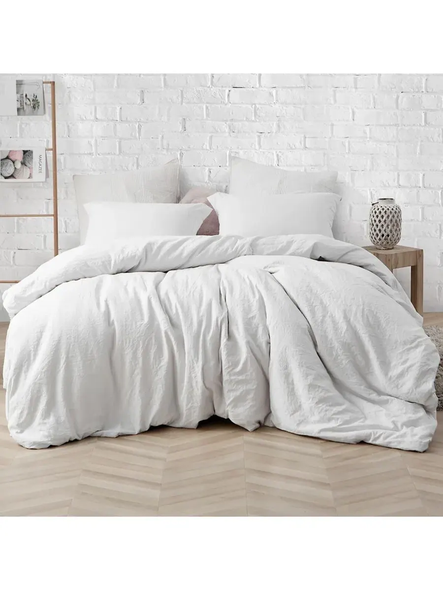 Комплект стеганого одеяла с пододеяльником, сверхтолстый, 400 GSM, модель Loft Coma Inducer Coma — изображение 1 из 4, белый