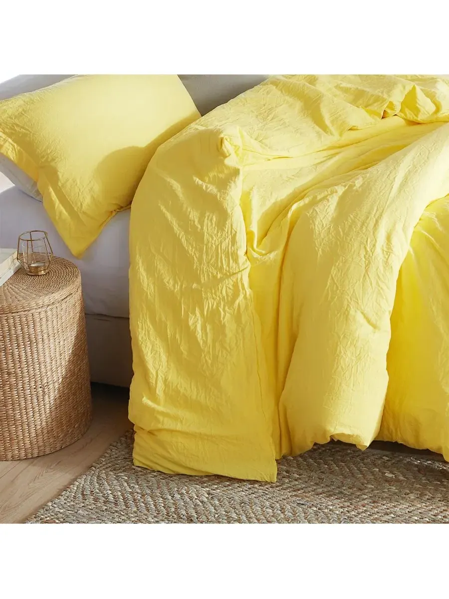Комплект стеганого одеяла Loft Coma Inducer с пододеяльником Coma Inducer — изображение 2 из 4, желтый