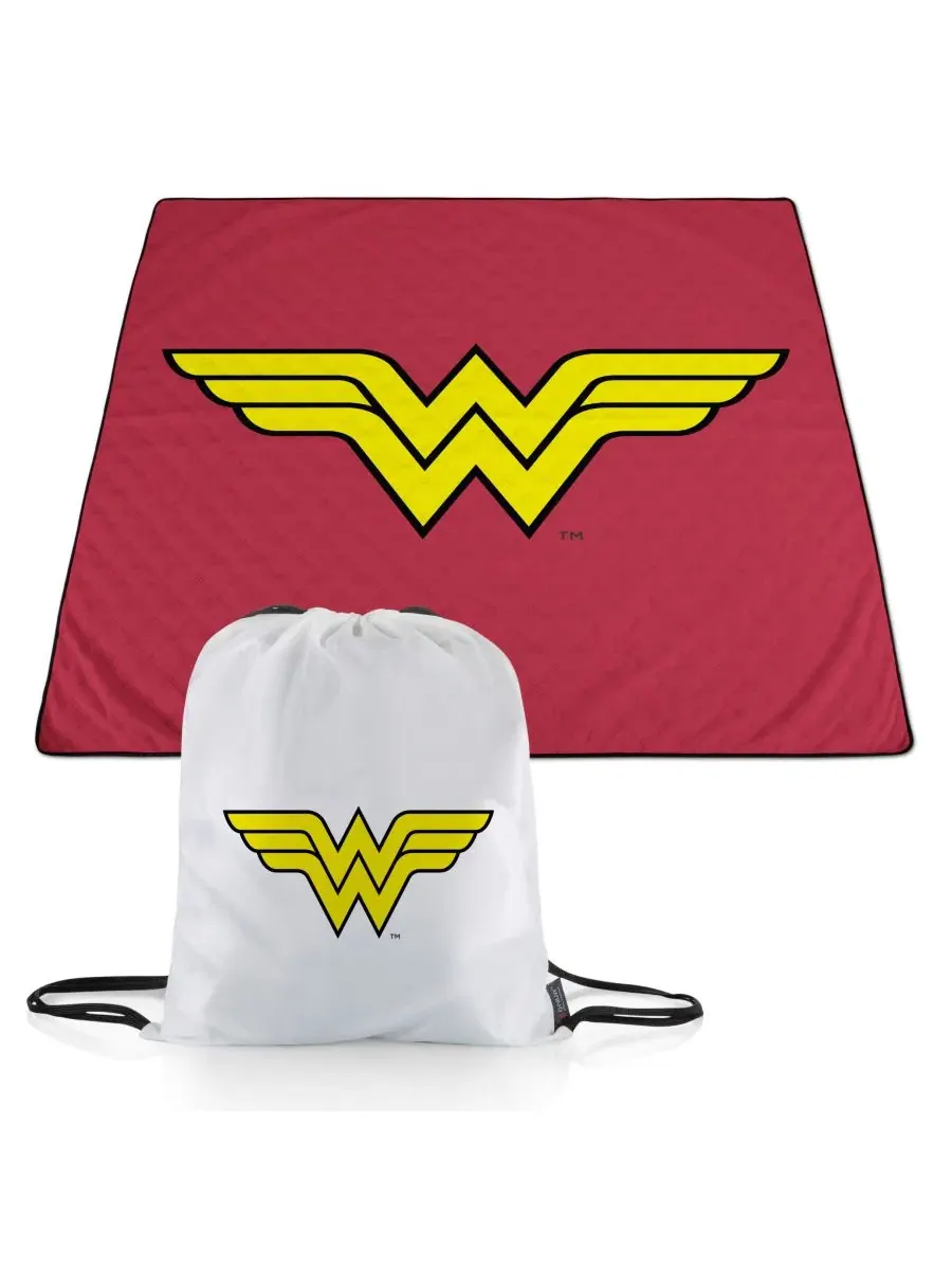 Плед для пикника DC Comics Wonder Woman Impresa, 152 x 127 см Oniva — красный