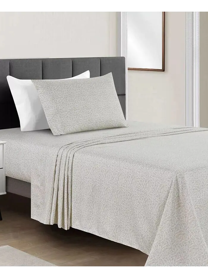 Наборы простыней из микрофибры с принтом Fairfield Square Collection — изображение 1 из 2, бежевый