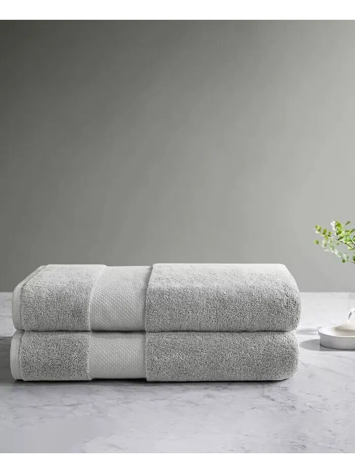 Полотенце Madison Park Signature из турецкого хлопка — изображение 2 из 8, серый