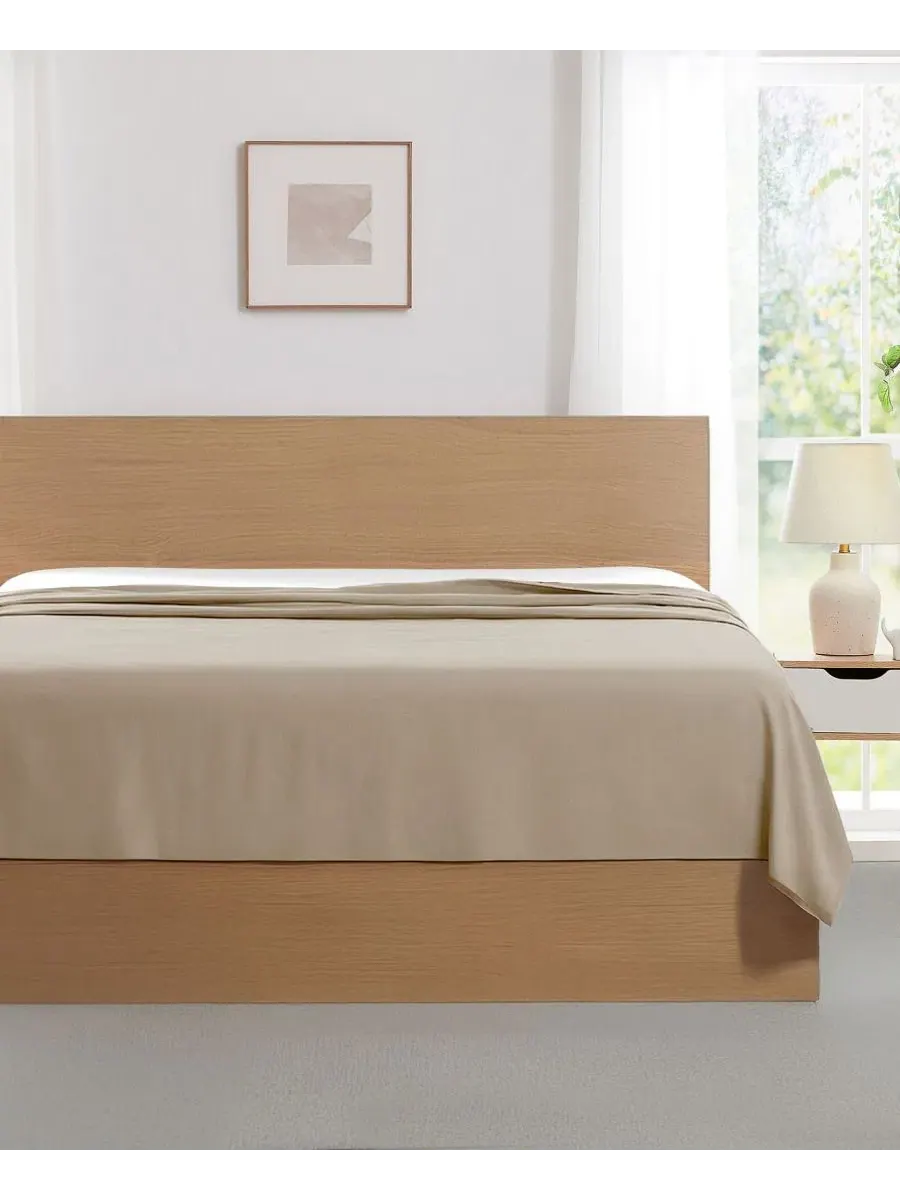 Комплект простыней 2 шт. без резинки King Southshore Fine Linens — изображение 2 из 5, тауп